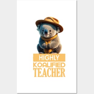 Just a Highly Koalified Teacher Koala 7 Posters and Art